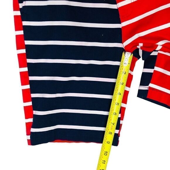 Vineyard Vines Red White Blue Striped Flat Front Stretchy Men’s Shorts Sz 28 - Picture 7 of 9